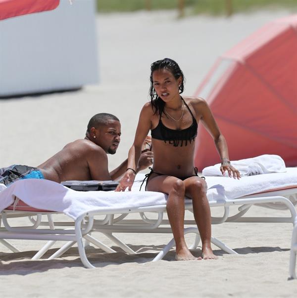 Karrueche Tran in a bikini