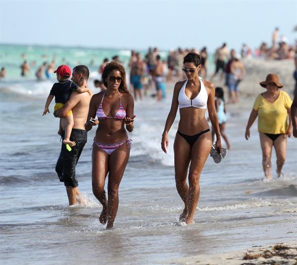 Claudia Jordan in a bikini