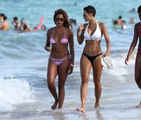 Nicole Mitchell in a bikini