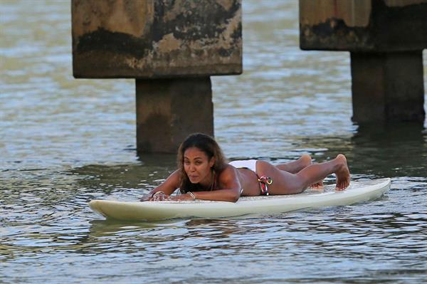 Jada Pinkett Smith in a bikini