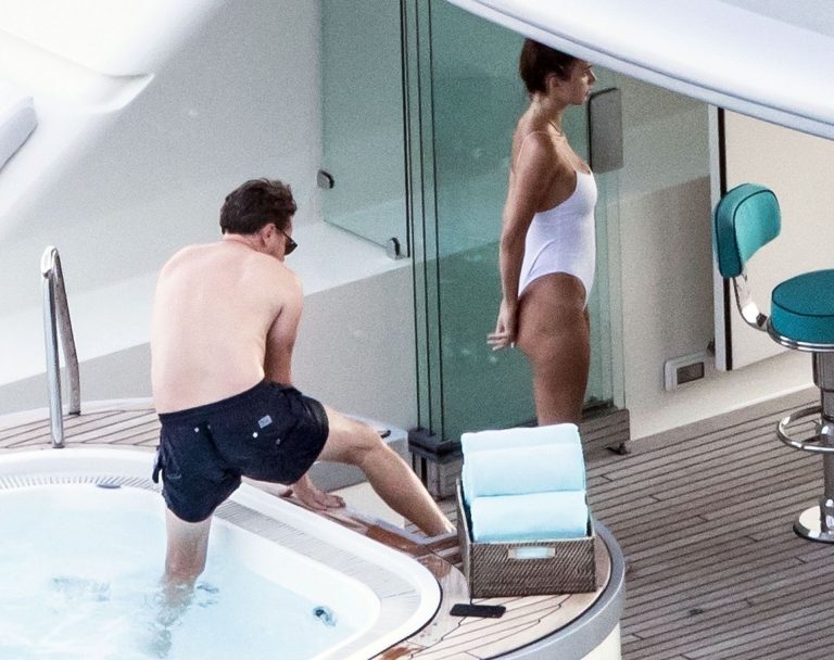 Camila Morrone Bikini Pictures Camila Morrone in a sexy swimsuit in a hot tub on a yacht with Leonardo DiCaprio seen by paparazzi.