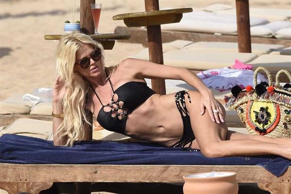 Victoria Silvstedt in a bikini