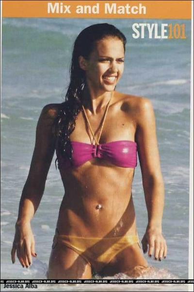 Jessica Alba in a bikini