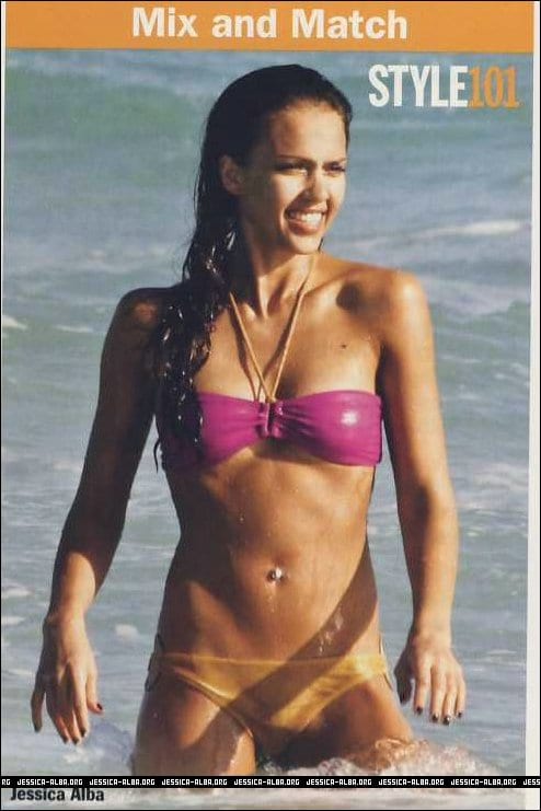 Jessica Alba in a bikini