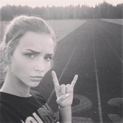 Rachel Cook taking a selfie