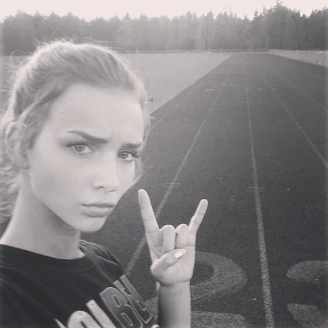 Rachel Cook taking a selfie