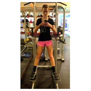 Rachel Cook taking a selfie