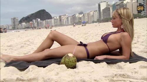 Sara Jean Underwood in a bikini