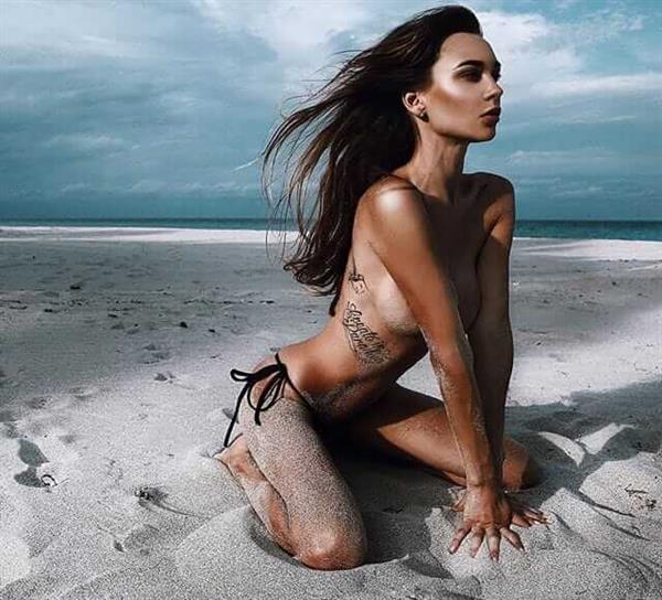 Lily Ermak in a bikini