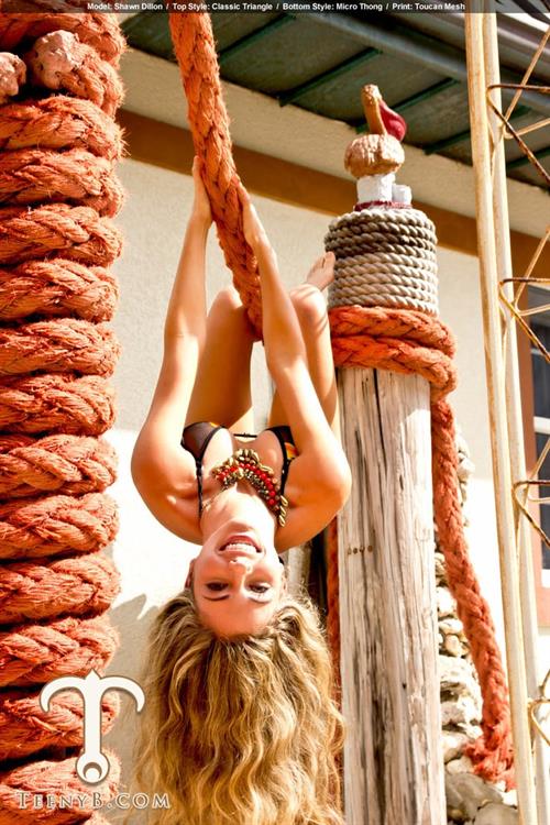 Shawn Michelle Dillon in a bikini