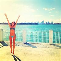 Daniela Lopez in a bikini