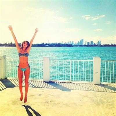 Daniela Lopez in a bikini