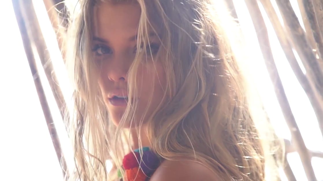 Nina Agdal in a bikini