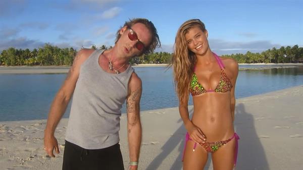 Nina Agdal in a bikini