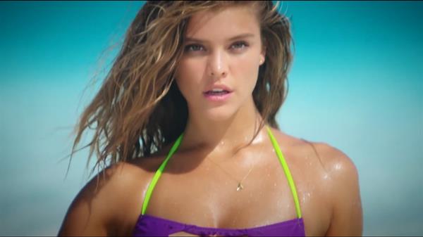 Nina Agdal in a bikini