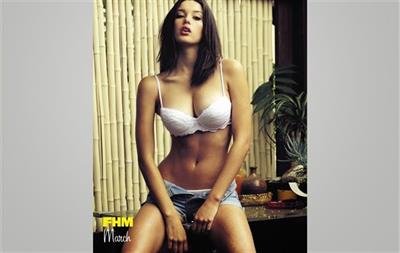 Denise Schaefer in lingerie