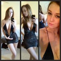 Leanna Decker taking a selfie