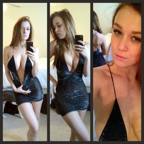 Leanna Decker taking a selfie