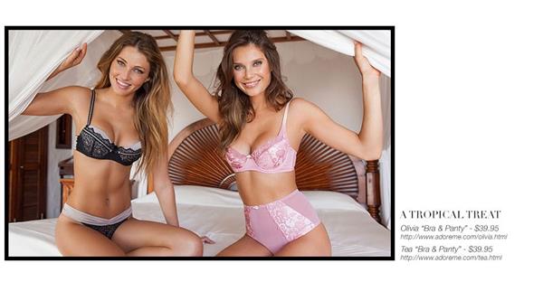 Simone Villas Boas in lingerie