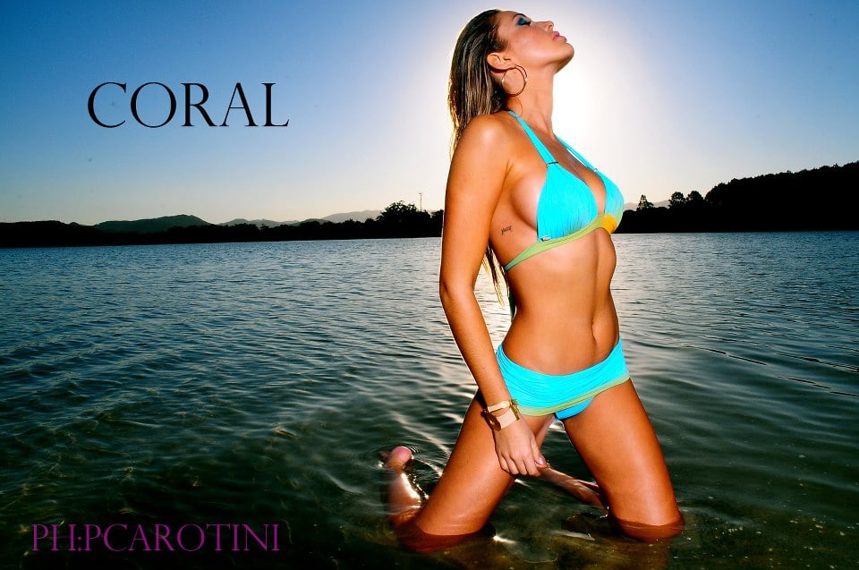 Simone Villas Boas in a bikini