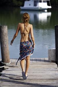 Simone Villas Boas in a bikini