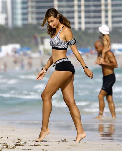 Sandra Kubicka in a bikini