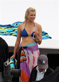 Amy Smart in a bikini