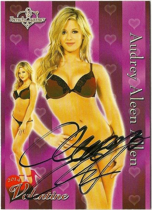 Audrey Allen in lingerie