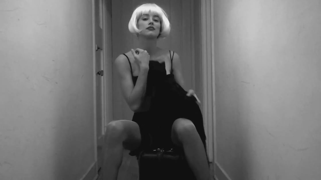 Amber Heard in lingerie