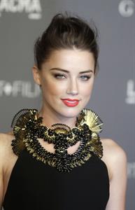 Amber Heard LACMA Art Film Gala in Los Angeles on October 27, 2012