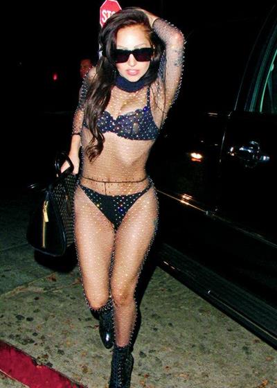 Lady Gaga in lingerie