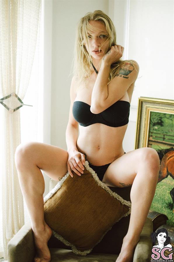 Natasha Legeyda in lingerie