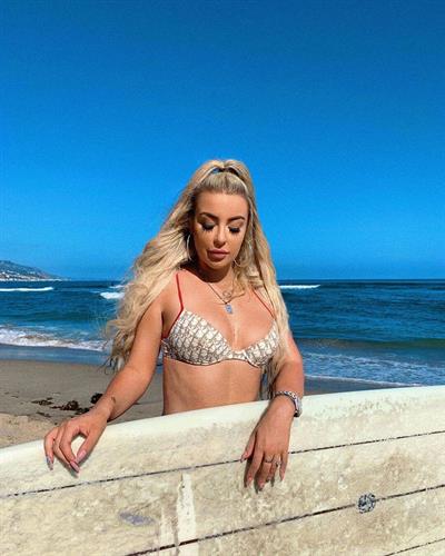 Tana Mongeau in a bikini