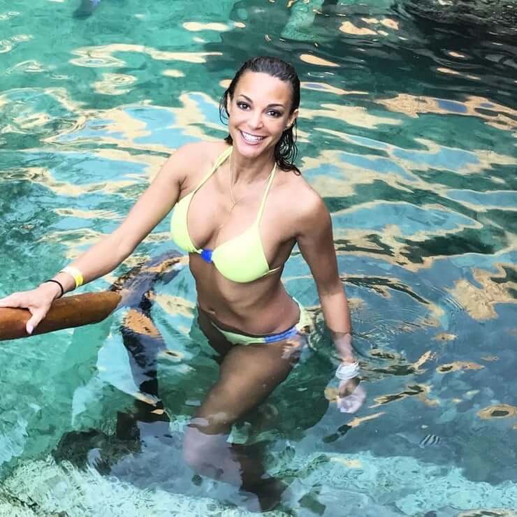 Eva LaRue in a bikini
