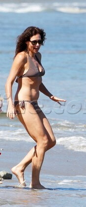 Minnie Driver in a bikini