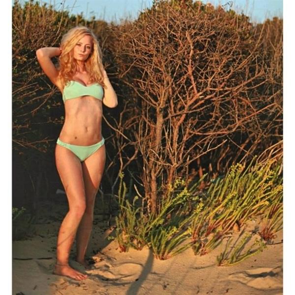 Freyja Vanden Broucke in a bikini