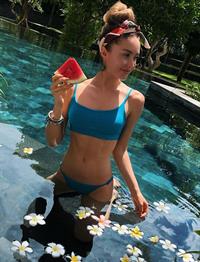 Anna Bakalova in a bikini