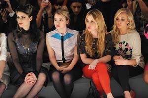 Taylor Spreitler Mara Hoffman Fall 2013 fashion show in New York 2/9/13 