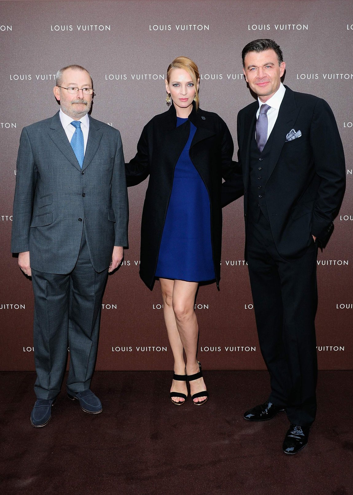 Uma Thurman Louis Vuitton Maison opening in Munich 4/23/13 