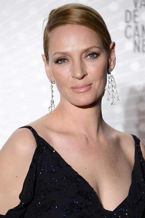 Uma Thurman attends the Palme D'Or Winners Dinner during The 66th Cannes Film Festival May 26, 2013 