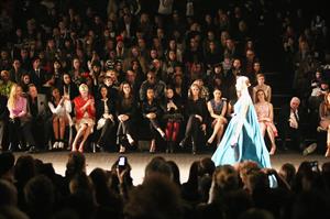 Vanessa Hudgens Naeem Khan Fall 2013 Fashion Show in New York, February 12, 2013 