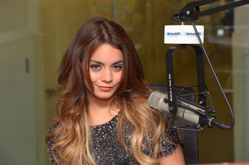 Vanessa Hudgens Visits SiriusXM Studios in New York - August 9, 2013 