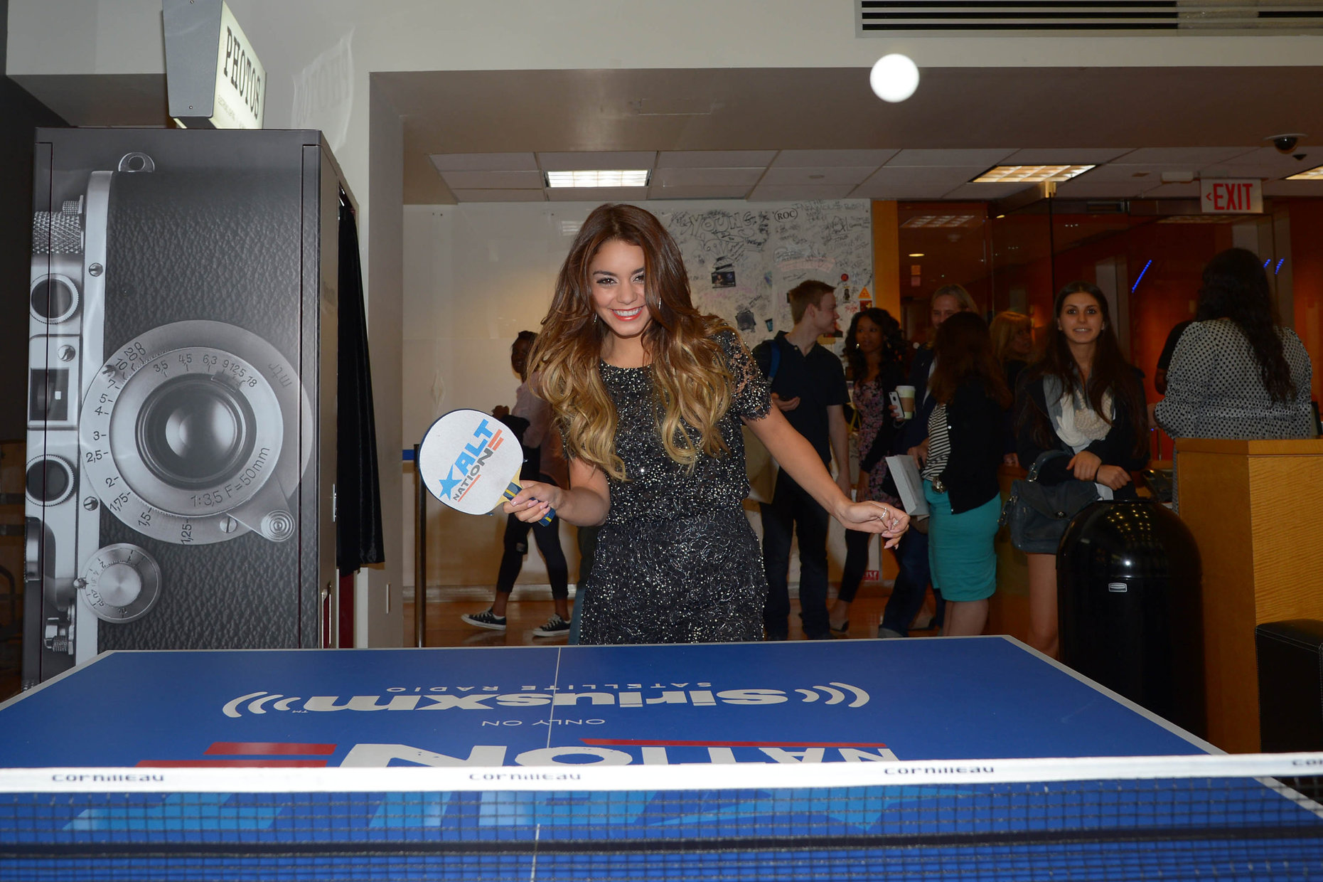 Vanessa Hudgens Visits SiriusXM Studios in New York - August 9, 2013 