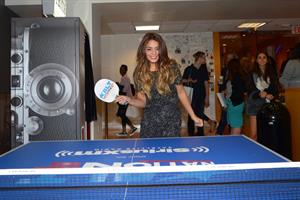 Vanessa Hudgens Visits SiriusXM Studios in New York - August 9, 2013 