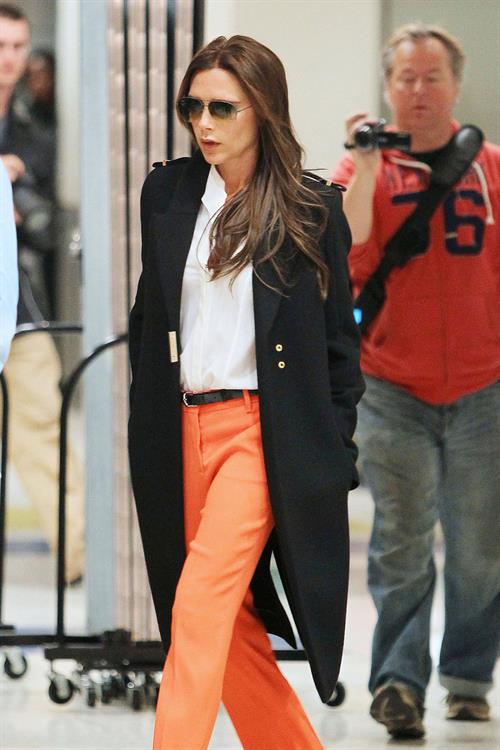 Victoria Beckham - John F. Kennedy International Airport in New York on May 8, 2013