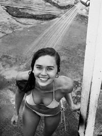 Gabriella Brooks in a bikini