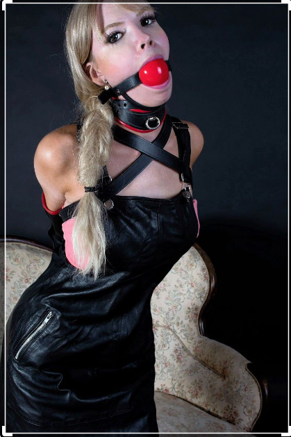 Latex adult model Vanessa