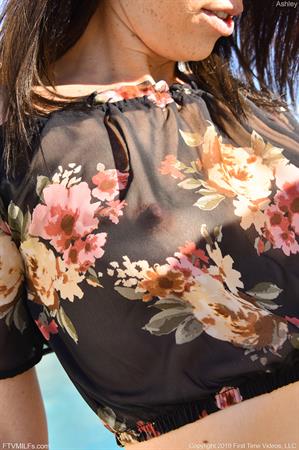 Danielle FTV Nude Pictures Beauty Poolside