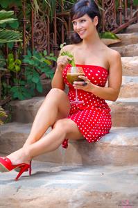 Denise Milani Photoset - Healthy Drink