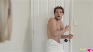 Hot princess Emma Hix doesnt want to be bitchy like her mom so she gets up close and personal with her stepbros hardon